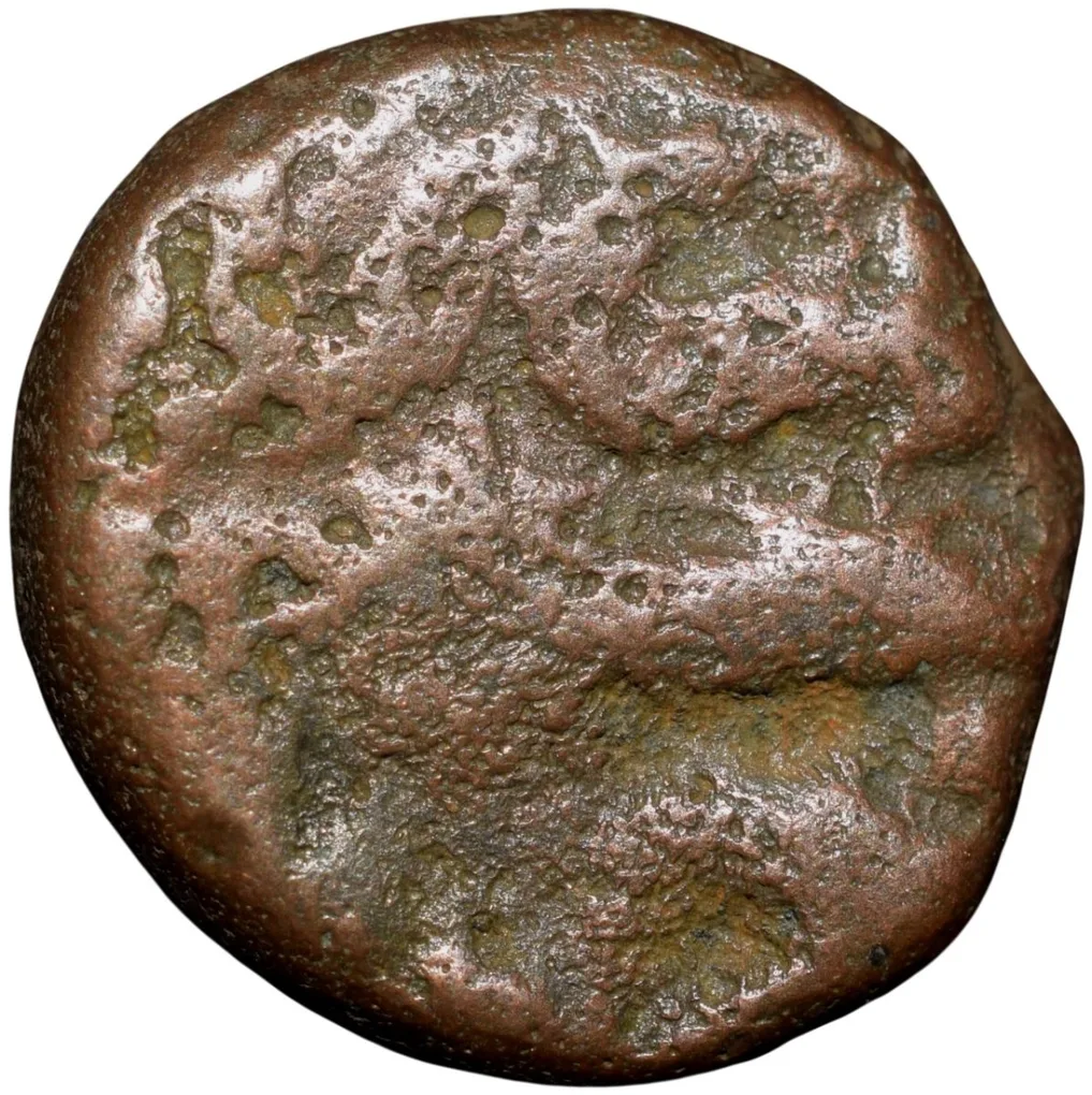 Copper 2/3 Falus of Murtada Nizam Shah II (AD 1600-1610) of Ahmadnagar Sultanate N31