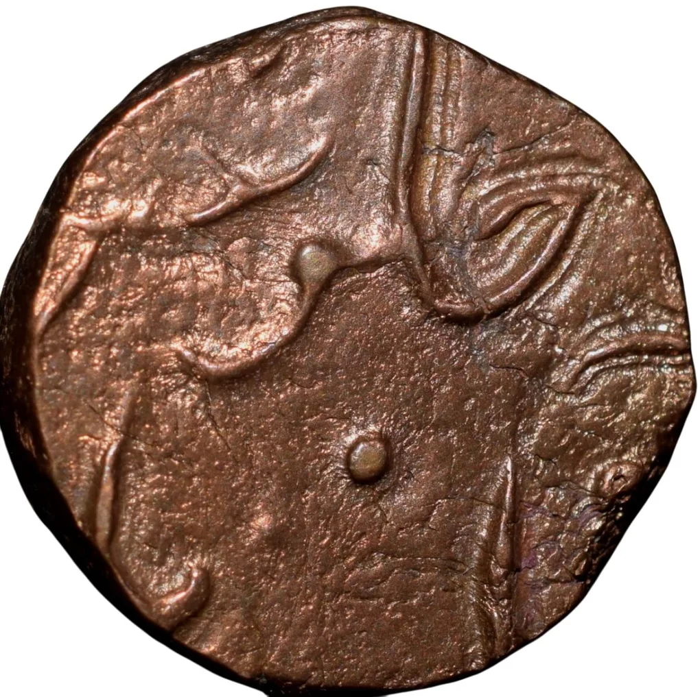 Copper Paisa of Hyderabad State Feudatory of 'Aurangabad Mint' (17th - 18th Cen. AD) Adalati Paisa