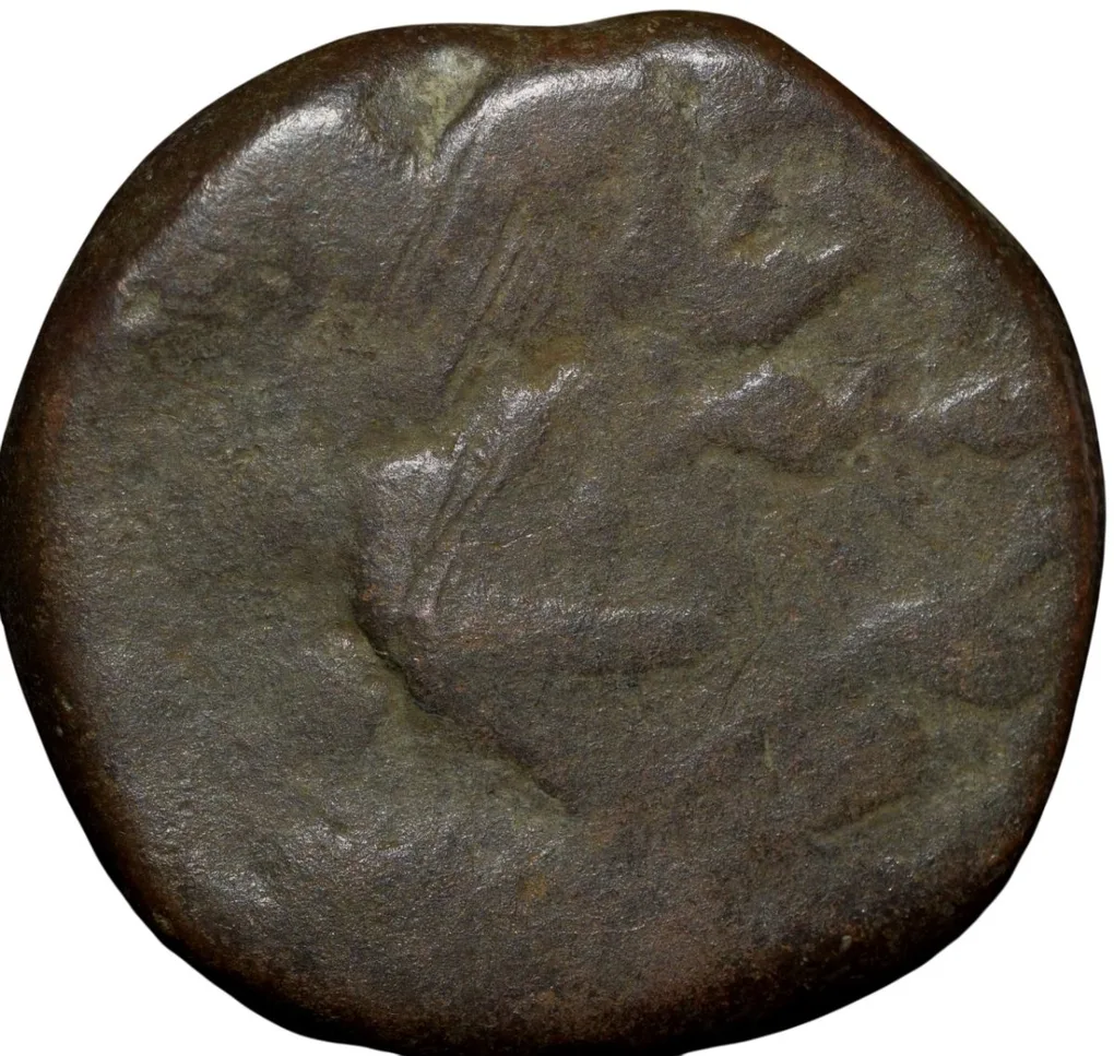Copper Dam of Alamgir II (AD 1754-1759) of Surat Mint