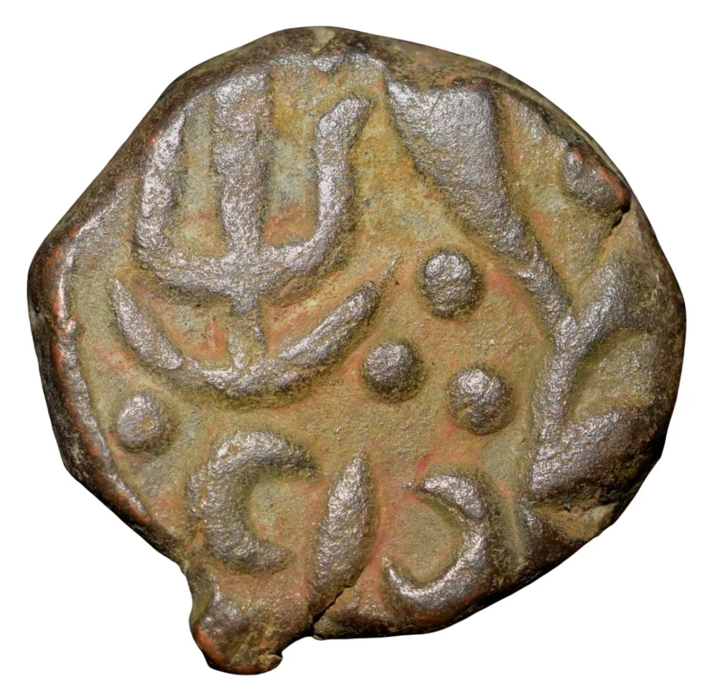 Copper Paisa of Jankoji Rao(AD1827-1843) of Gwalior State Jawad Mint KM107 Rare