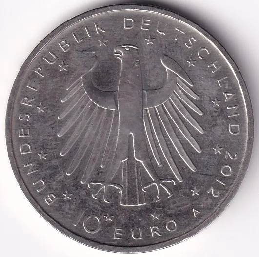 10 Euros 300th Anniversary of the Birth of Frederick the Great Unc Copper Nickel Coin