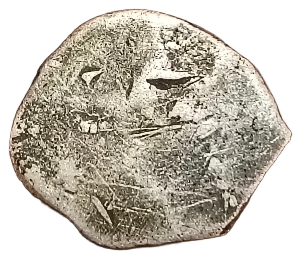 Ancient Imperial Magadhan Silver Punch Marks 1st "Series-I" Karshapana [C.400-350 BC] **V. Rare** Collectable Grade.
