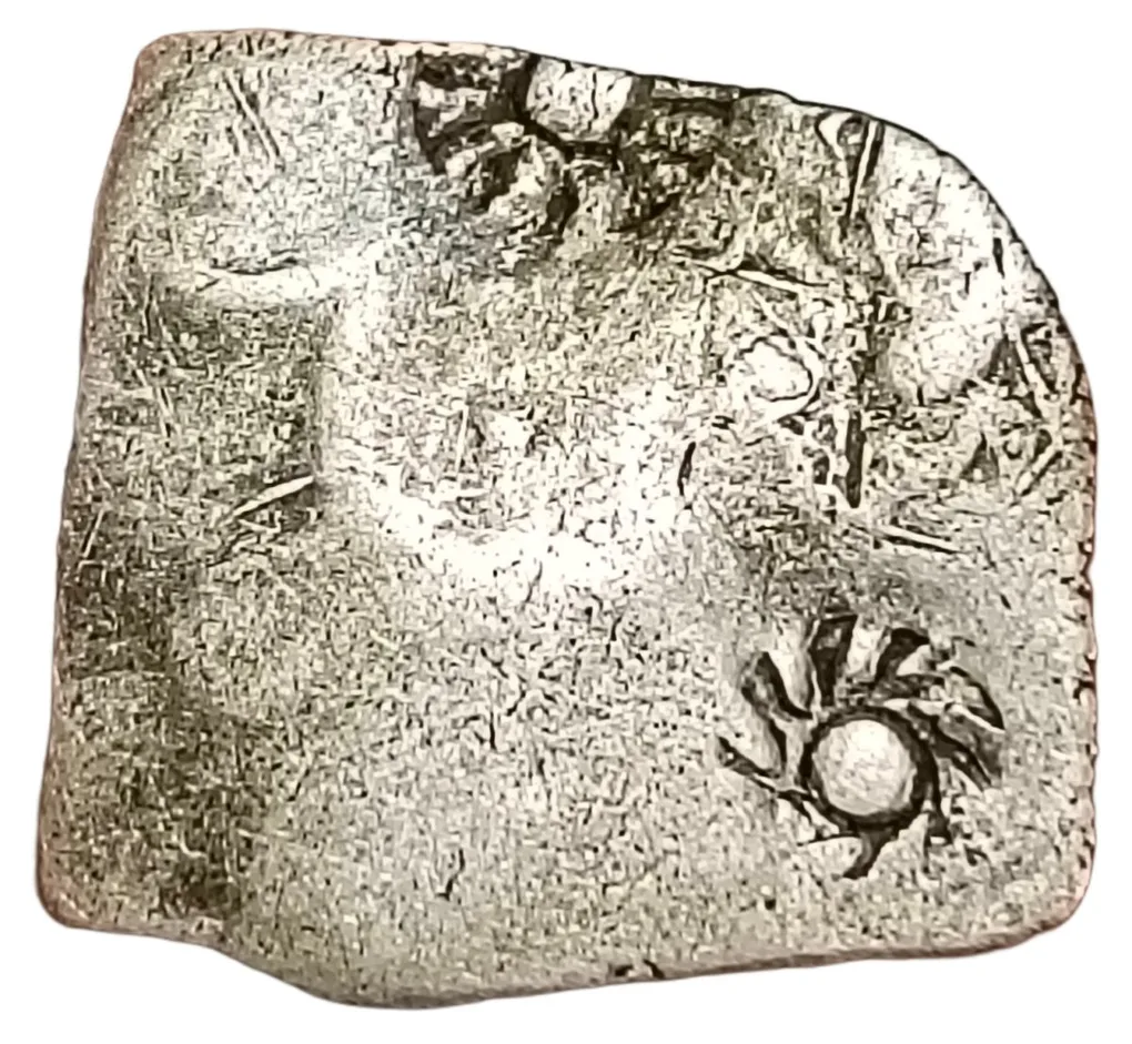 Ancient Imperial Magadhan Silver Punch Marks 1st "Series-I" Karshapana [C.400-350 BC] Big Sized **V. Rare** Collectable Grade.