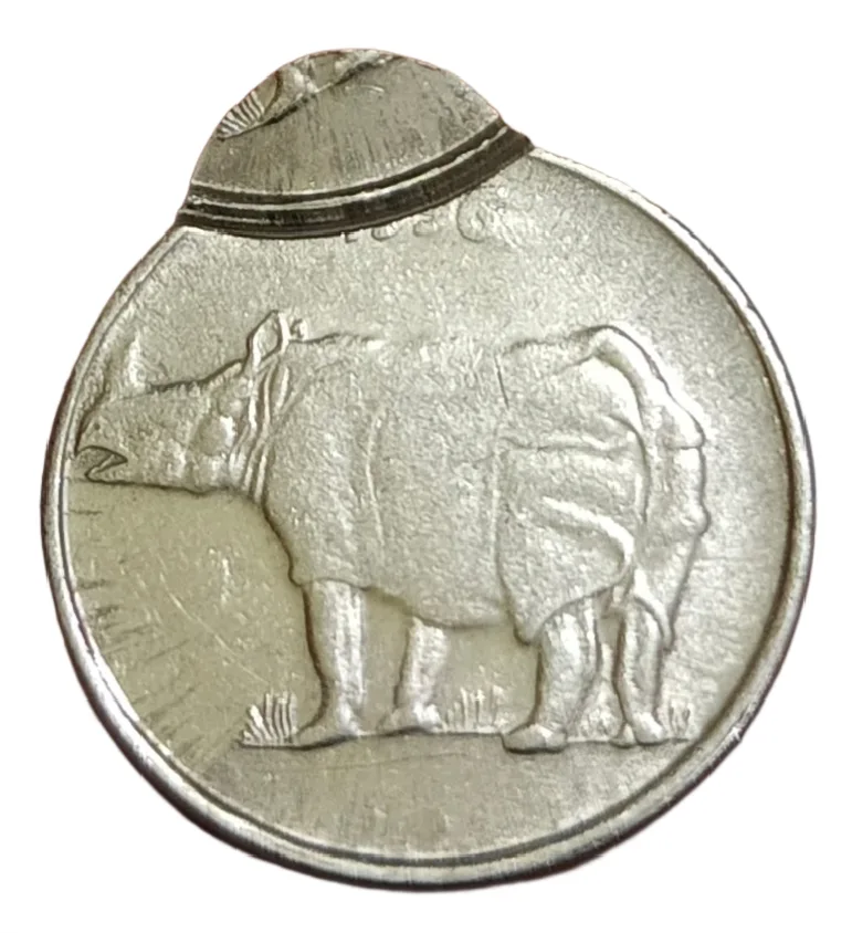 25 Paisa Fss Year 1996 Calcutta Mint Double Strikes Error in UNC Grade.
