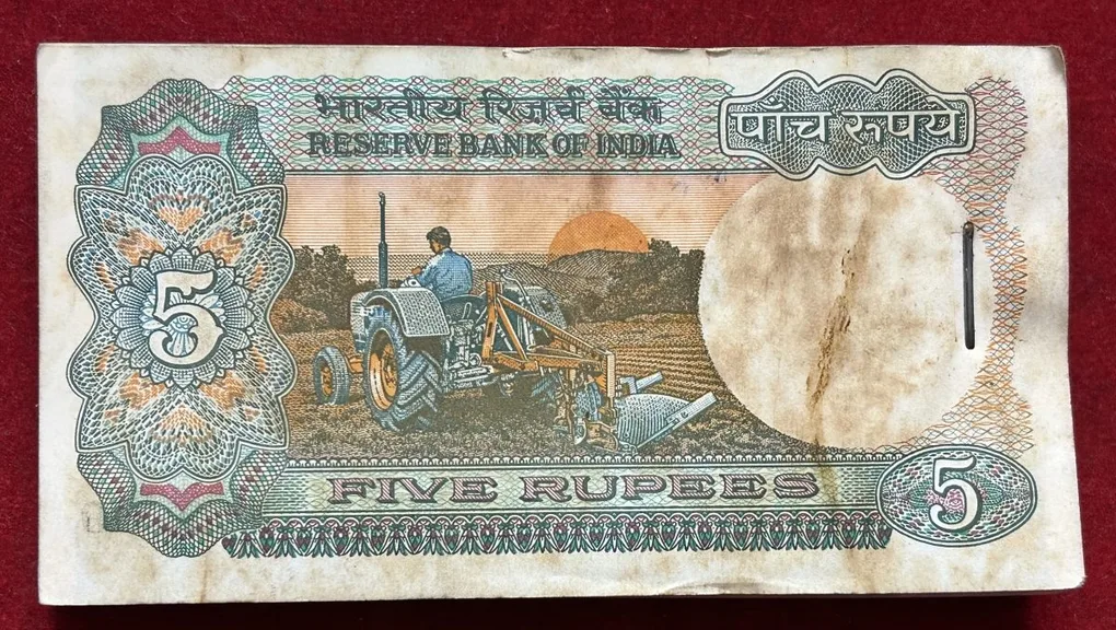 5 Rupees Serial Packet Governer Manmohan Singh (D Insert) series packet