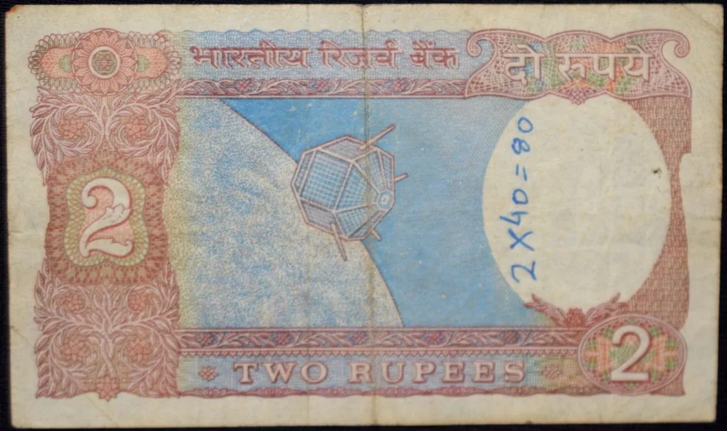 2 Rupees of Republic India (AD 1985-1990) R. N. Malhotra Signature