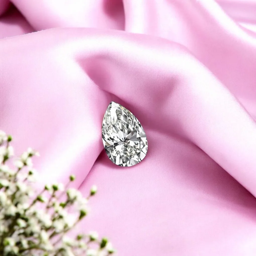 Rare Pear Shape Diamond Indian Origin Diamond 40 Cent Top Color Top Quality Collectible Item Eco Friendly