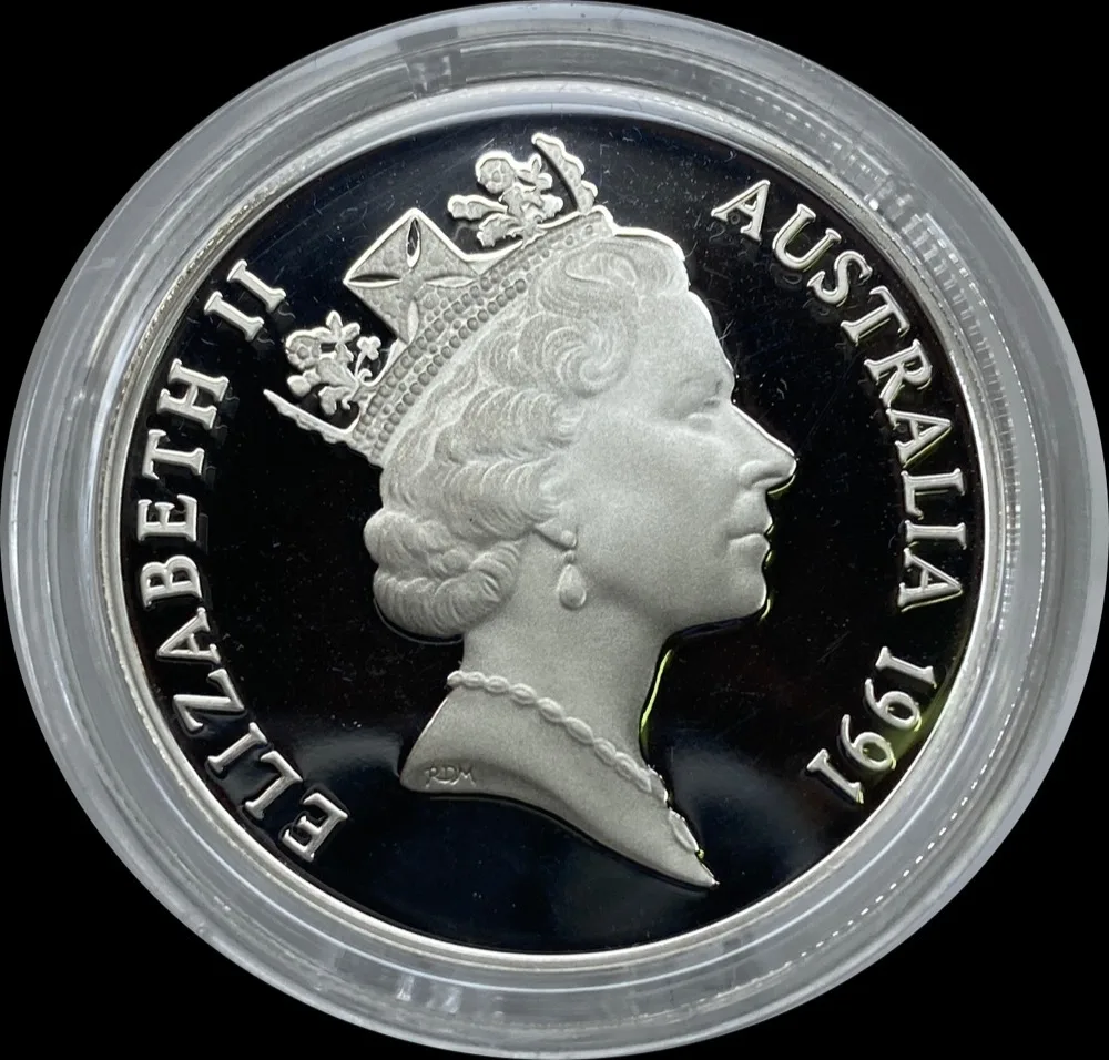 1991 Birds of Australian $10 Ten Dollar 'Jabiru' - Silver Proof Coin 20g