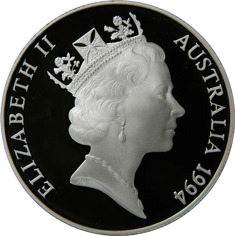 1994 Birds of Australian $10 Ten Dollar 'wedge-Tailed Eagle - Silver Proof Coin 20g