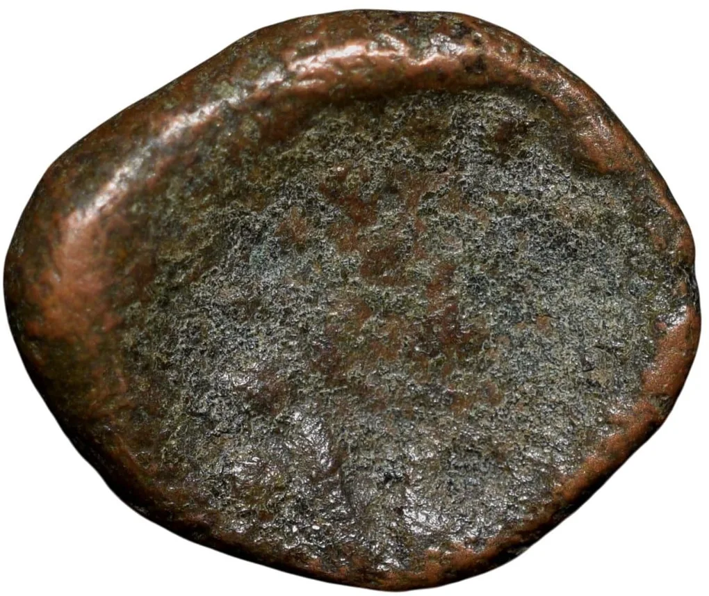 Copper Coin of Madurai Nayakas(1600-1700 AD) with Siva & Parvati