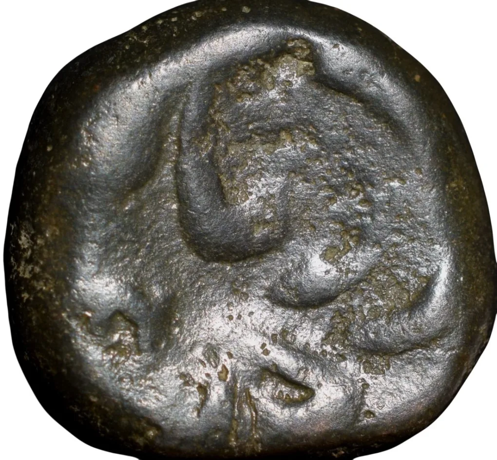 Copper Paisa of Namdar Khan(17th - 18th Cen. AD) of Hyderabad Feudatory Elichpur - 'SP' & Daryapur Mint KM C16