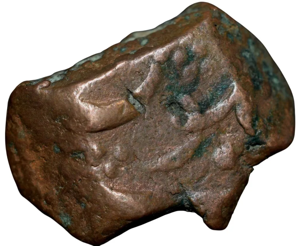 Copper Paisa of Shah Alam Bahadur(AD1707-12) of Mintless Type