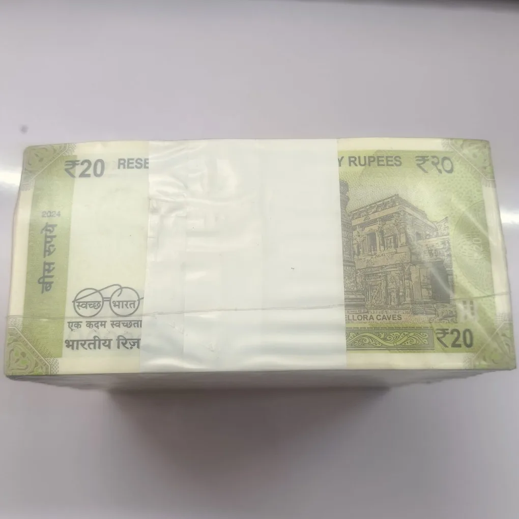 DAM Cheap Sale❤️🤑 Rare 20 Rupee RIM Total 10 Bundle New Fresh 1000 Notes RIB Sealed Packed RIM at Lowest Price Face Value 20,000