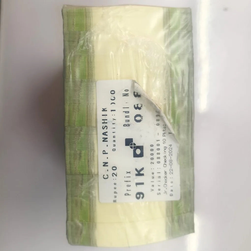 DAM Cheap Sale❤️🤑 Rare 20 Rupee RIM Total 10 Bundle New Fresh 1000 Notes RIB Sealed Packed RIM at Lowest Price Face Value 20,000