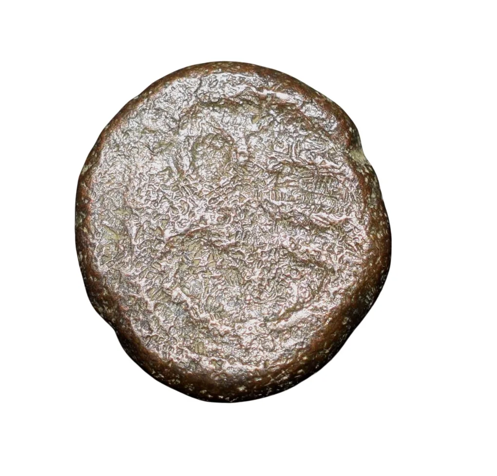 Copper Coin of Madurai Nayakas(1600-1700 AD) with Matsyaavtar of Lord Vishnu Very Rare