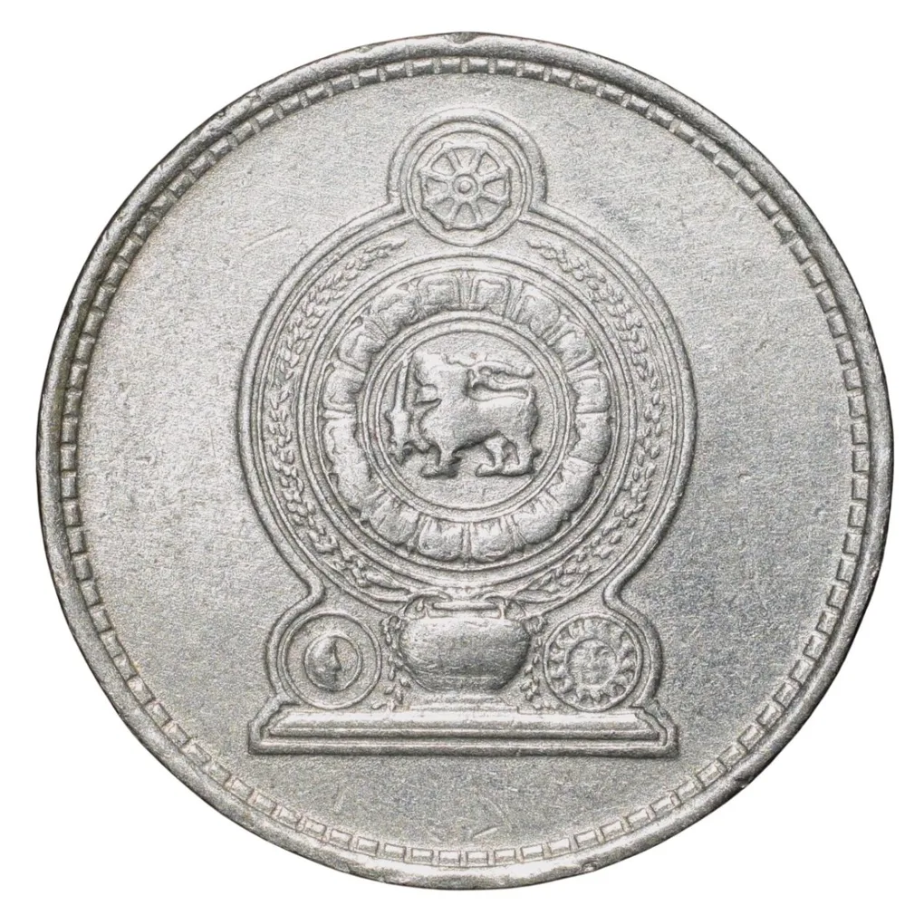 Copper-Nickel 25 Cents of Sri Linka (AD 1982)