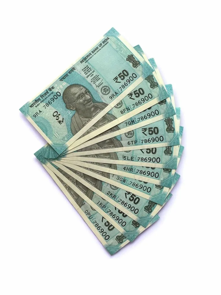 Rs 50 India Banknote Low Serial Same Number 10 Notes 786900 GEM Unc Unique and Rare