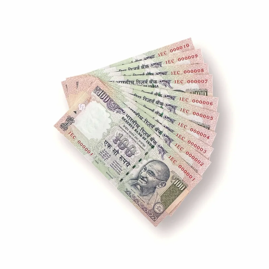 RS 100 India Banknote Rare Issue Low Serial 000001 To 000010 Signed By Subharao Inset Plain 2012 Issue Unique and Rare