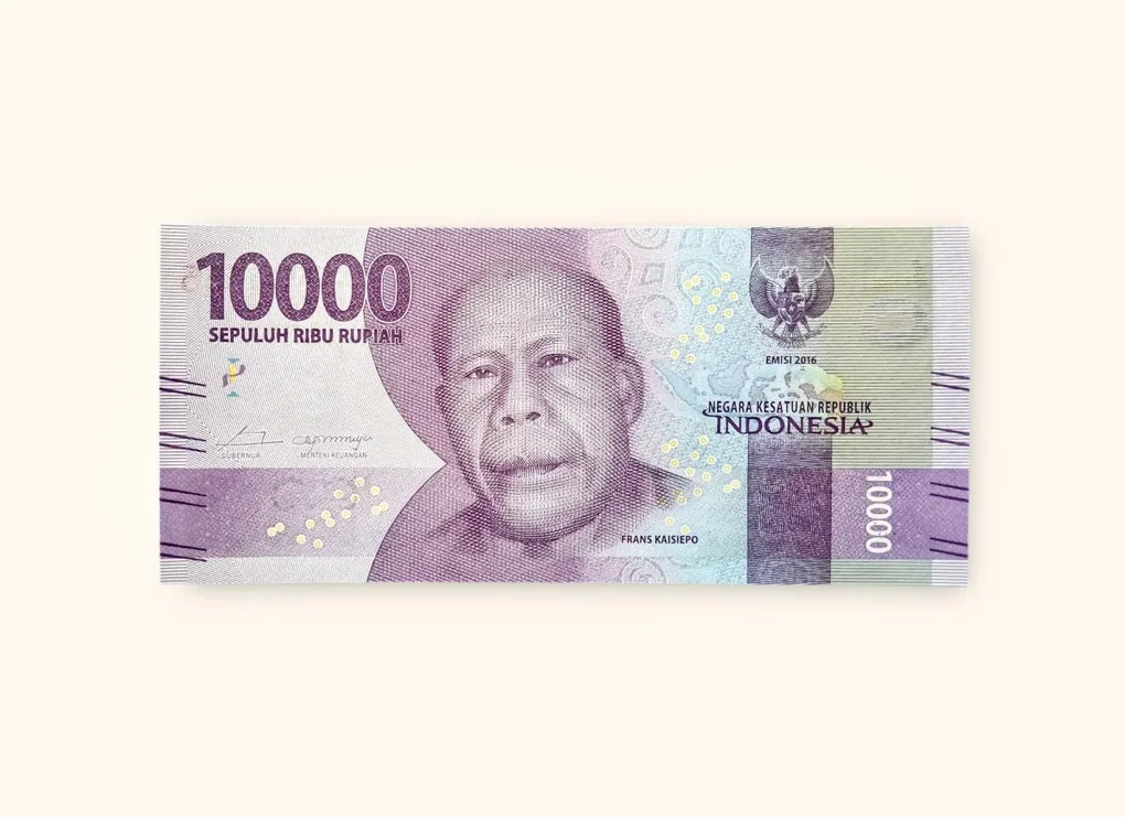 Indonesia 10000 Rupiah World Banknote Ending 786 Gem Unc Very Unique and Rare
