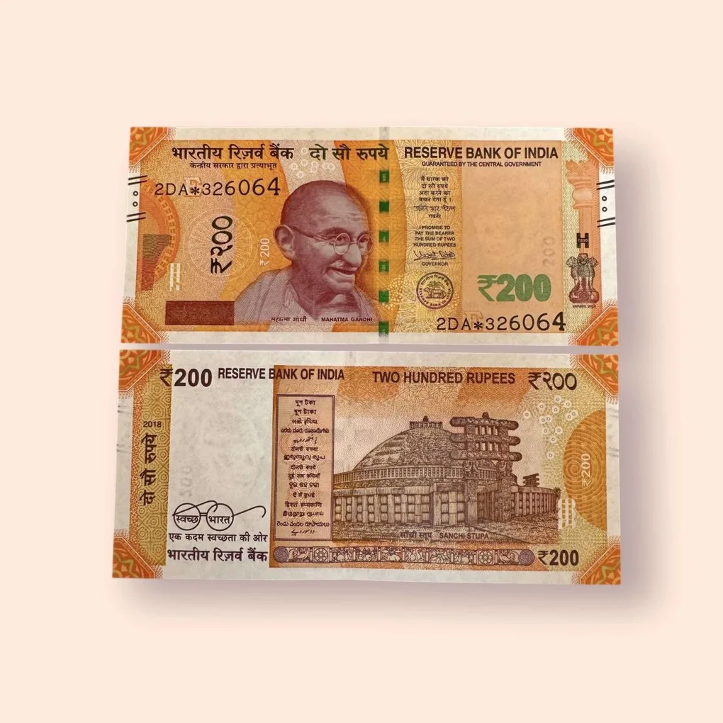 HS 11 Rs 200 India Banknote Star Replacement Issue 2DA Inset E 2018 Limited Issue