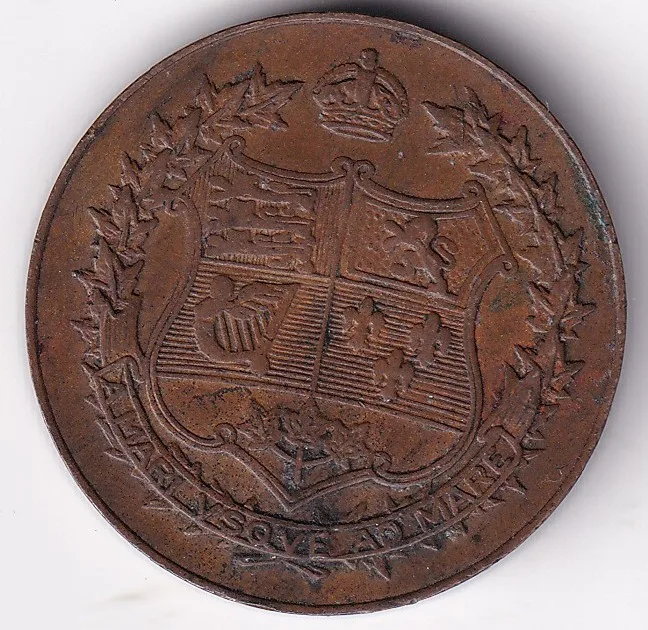 Canada 1927 Confederation Medal Wt 11.2 Grams Bronze Rare