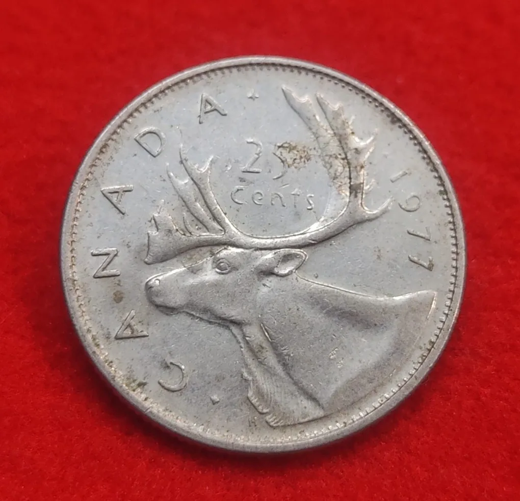 Canada 25 Cents 1977