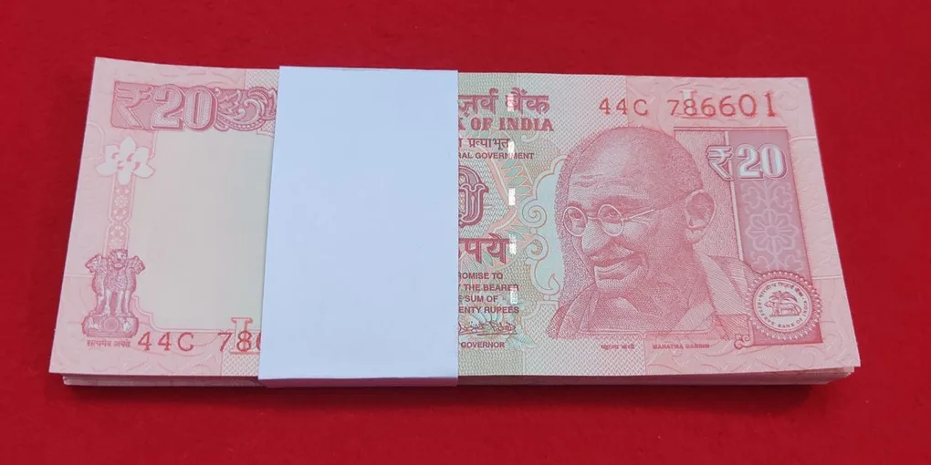 20 Rs Telescopic Old Issue Packet GEM UNC Condition Starting 786601 to 786700