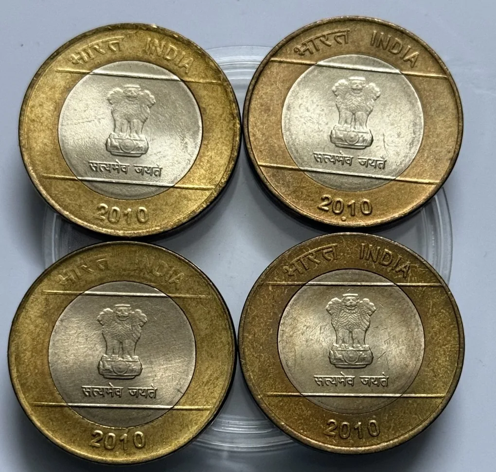 10 Rs 2010 Noida Mint Coin Unc