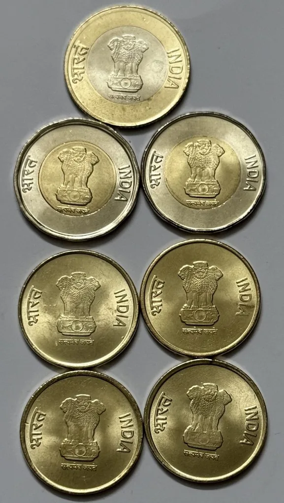 Akam 2025 New Issue 5 Rs and 20 Rs & 10 Rs Coin Unc Different Mint