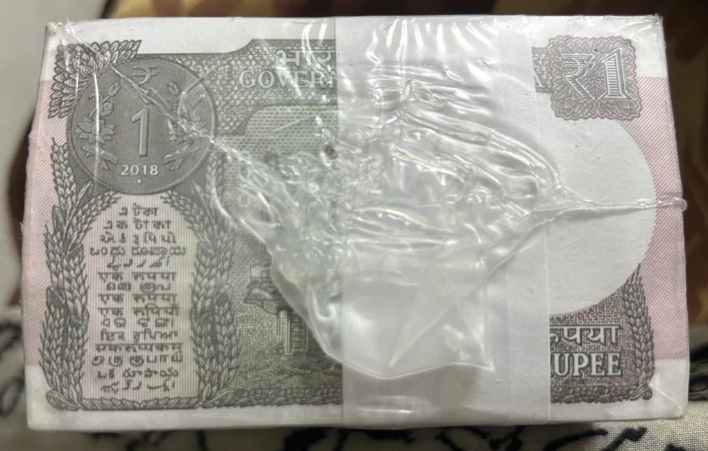 1 Rupees (2018) Governor Subhash garg Sealed Mint Packed Rim Lowest Price