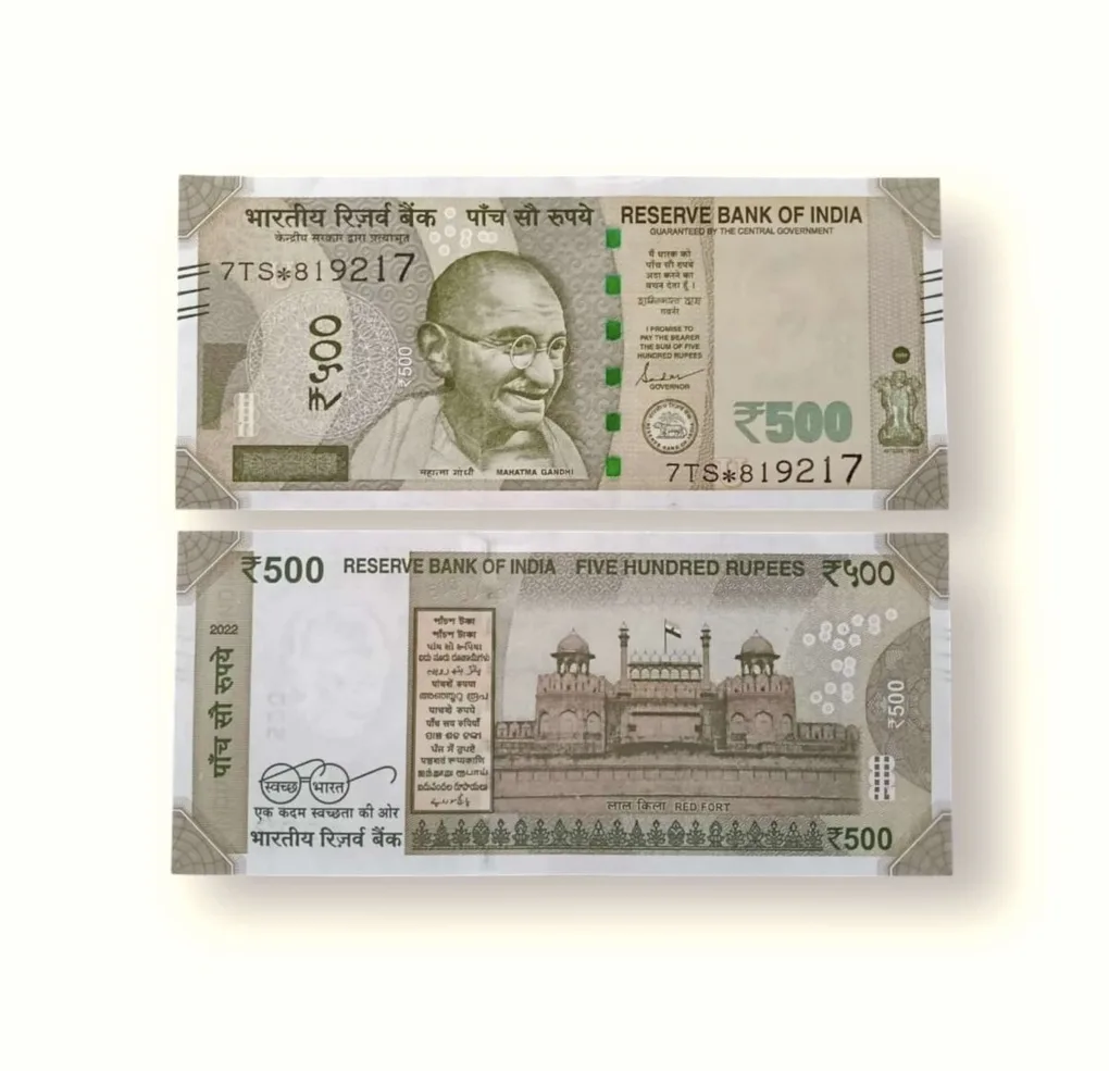 Is 141 Rs 500 India Banknote Star Replacement Issue 7TS Inset U 2022 Limited Issue