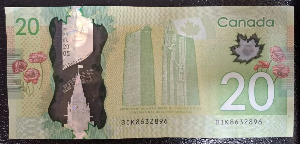 Canada 20 Dollars 2012 Rare Polymer Note #B-2