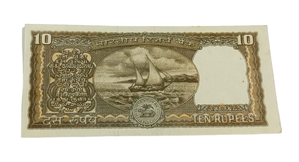 10 Rupees Black BOAT ⛵ Issue S.Venkatraman with "K" Prefix in UNC Grade.