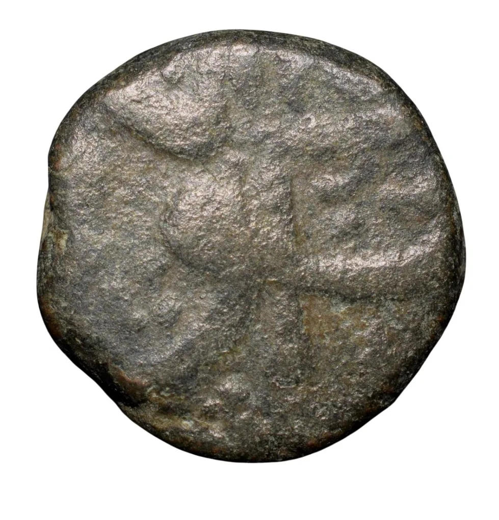 Copper 1/2 Paisa of Shah Alam Bahadur(AD1707-12) of Parenda Mint Unlisted Very Rare