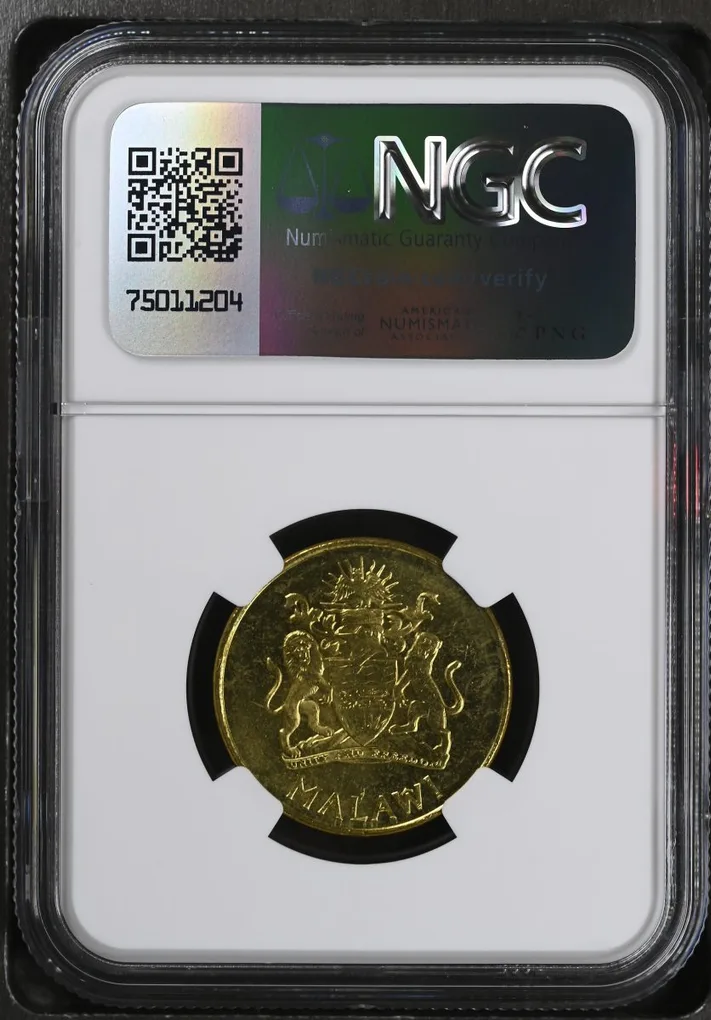 Malawi Country 2004 Malawi Kwacha NGC Graded Unique and Rare