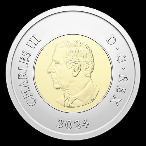 2024 $2 100th Anniversary of the Royal Canadian Air Force Colour commevrative gem unc coin