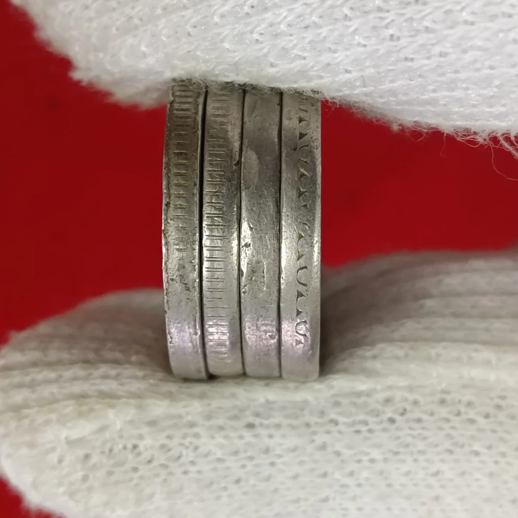 Five Rs Error Coin with Security Edges Error plain 5 Pcs Given Reedges Error