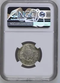 Half Rupee 1940 NGC Graded Coin MS 63 George VI King Emperor
