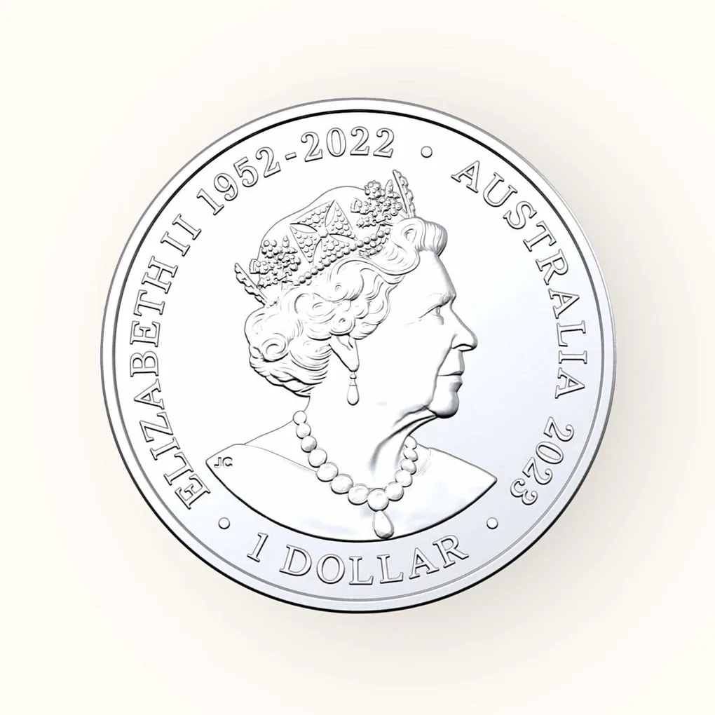 1 Dollar Australia 2023 Elizabeth II 6th Portrait In the name of Emperor Penguin Ultra Unique and Rare
