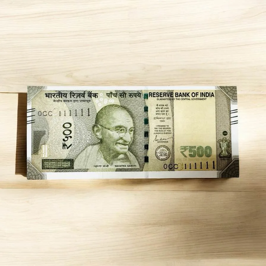 Rs 500 India Banknote Fancy Number Star Issue alike 0CC 111111 Inset C Unique and Rare