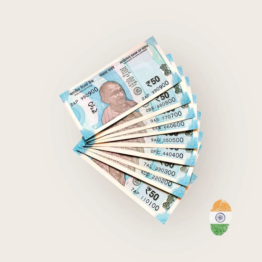 Rs 50 India Banknote Solid Set Gem Unc 990900 to 110100 Latest Issue Unique and Rare