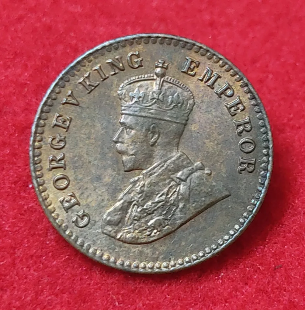 1/12 Anna George V 1921 Calcutta Mint UNC Condition