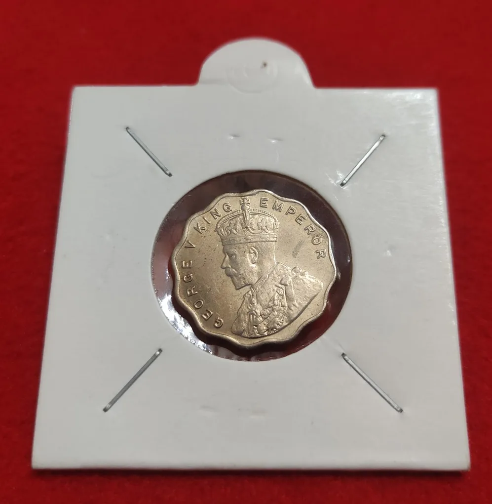 1 Anna 1913 George V Single Mint MARK UNC Condition