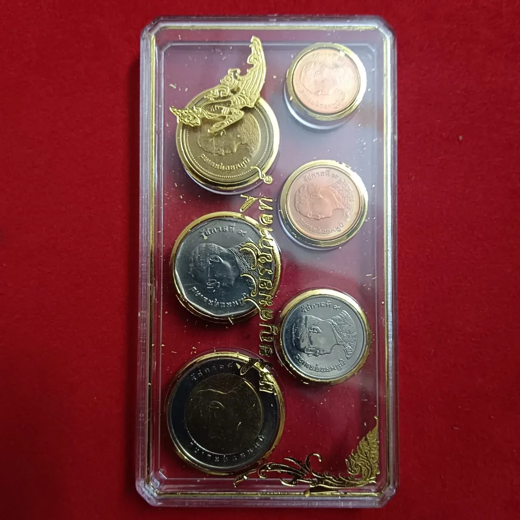 Rare Thailand Thai Baht Commemorative Proof Coins Set 6 Coins In set