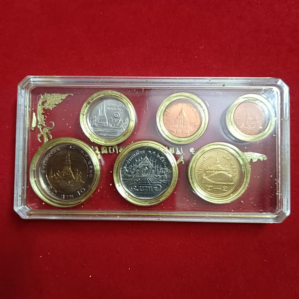 Rare Thailand Thai Baht Commemorative Proof Coins Set 6 Coins In set