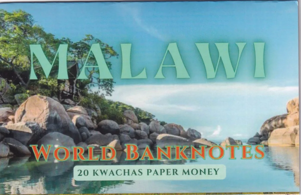 Malawi 20 Kwacha UNC Note With Beautiful Folder