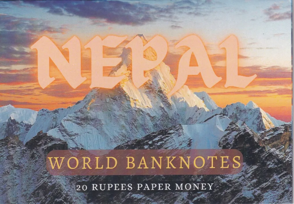 Nepal 20 Rupees UNC Note with Beautiful Folder