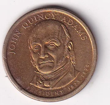 United States 1 Dollar 2008 John Quincy Adams Rare Coin #L-666