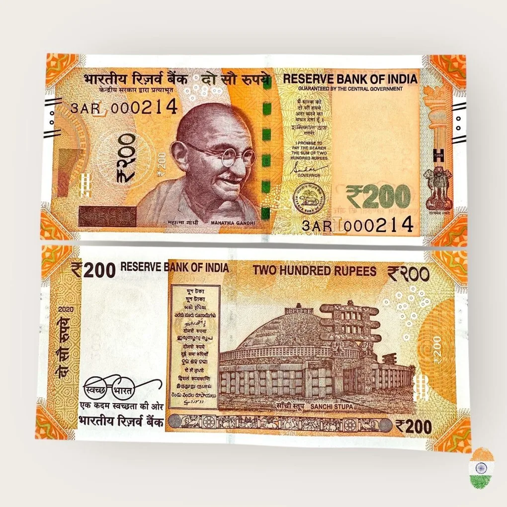 Rs 100 India Banknote Low Serial Number 000214 Issue Gem Unc Unique and Rare