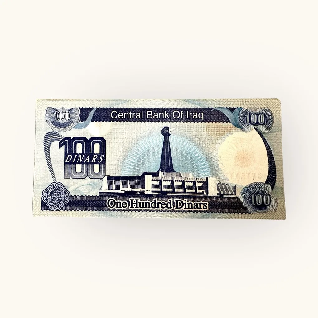 Iraq World Country Serial Packet 100 Dinars Unc Year 1994 Issue Very Very Unique and Rare Saddam Hussein
